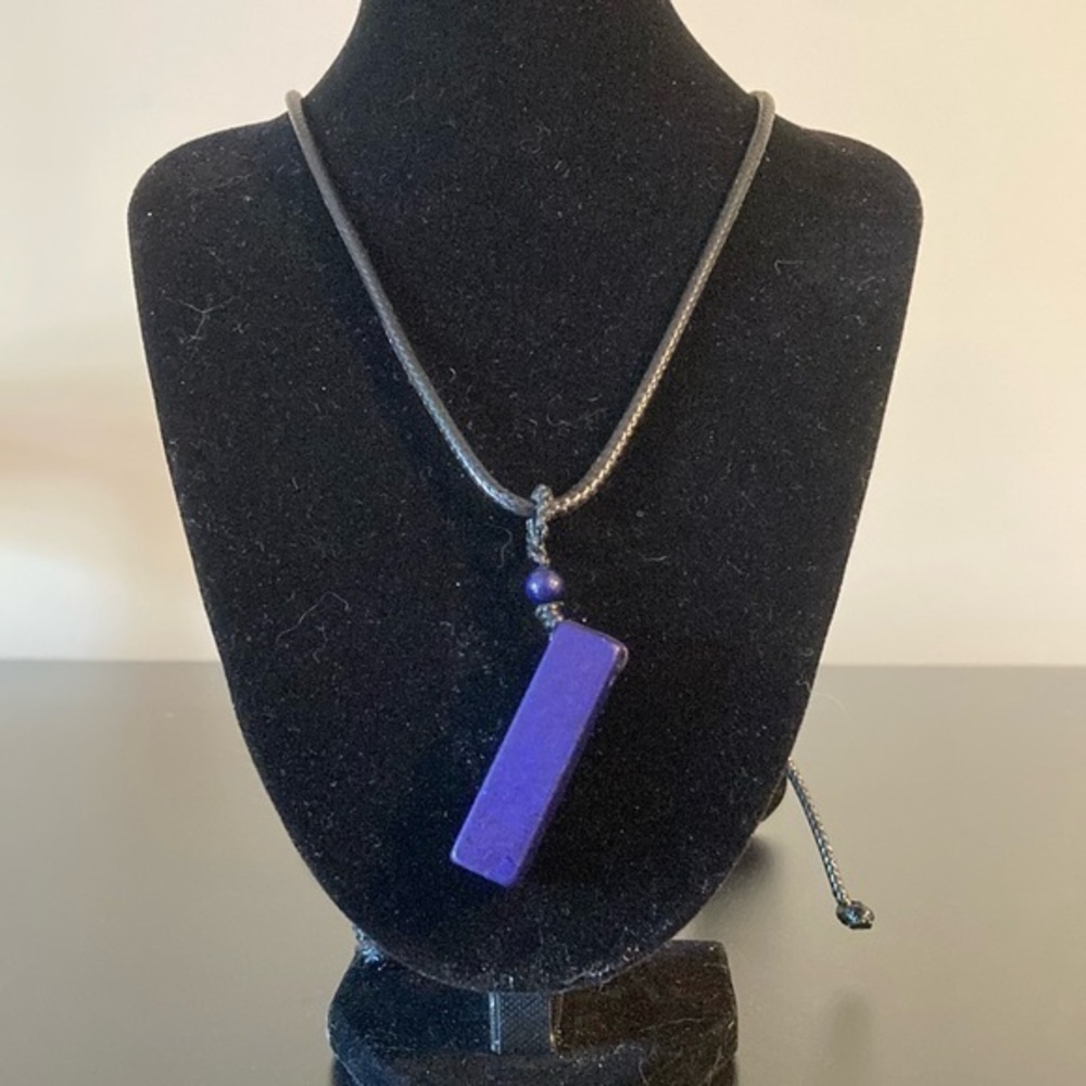 Paparazzi Blue Necklace with Modern Pendant